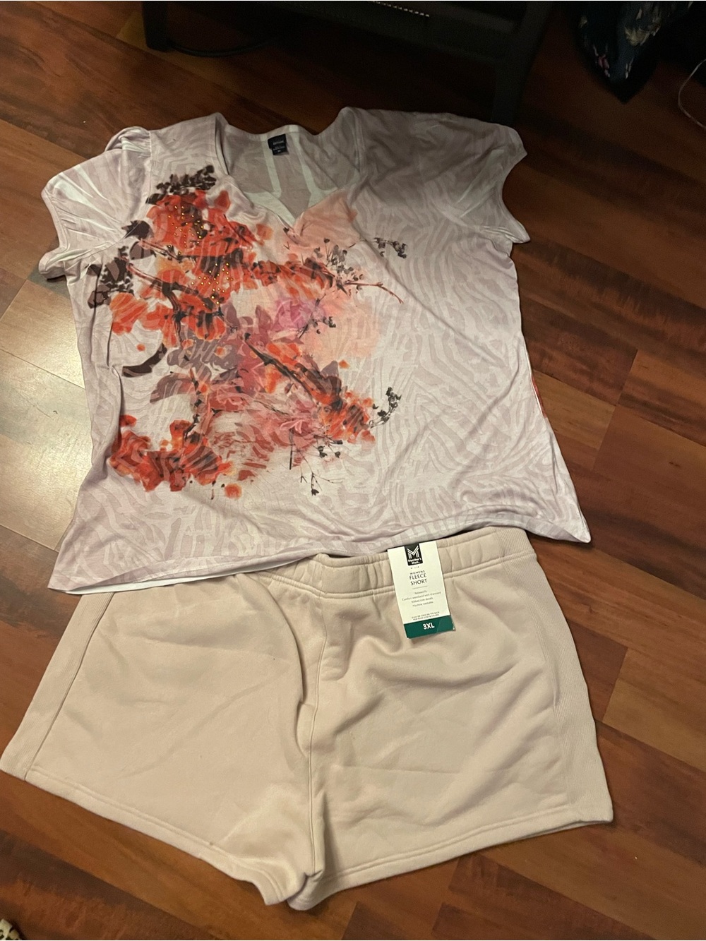 Shorts and Top Play Set (Pale Lavender Floral)